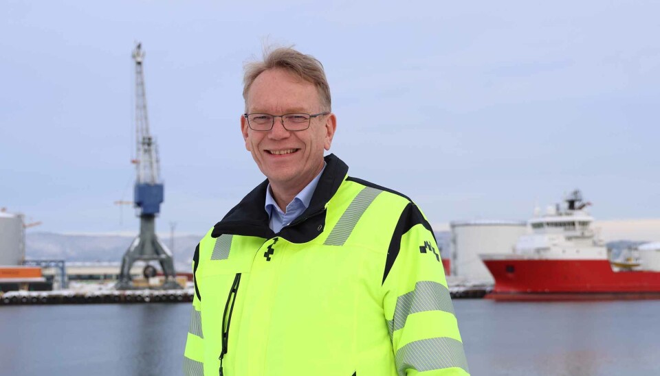 Havnedirektør i Drammen, Arne Fosen.