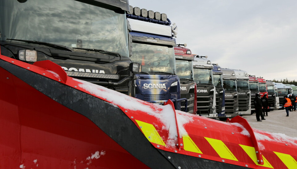 PÅ REKKE: Diesel, gass eller batteri? Mange oppsett og drivlinjer er tilgjengelig under årets Scania Winter.