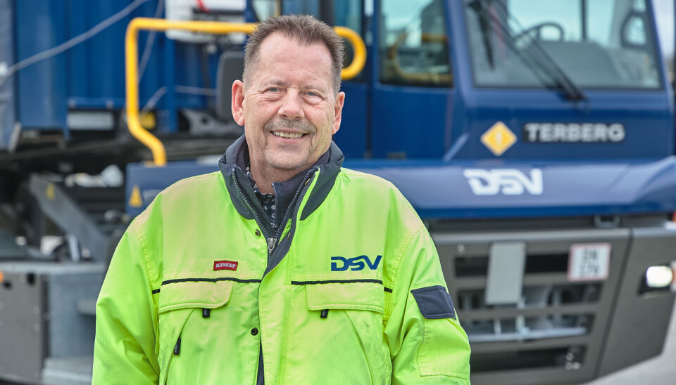 General manager Erik Petersen fra DSV i Horsens er overbevist om fordelene med elektriske terminaltraktorer, som også styrker DSV-konsernets grønne profil.