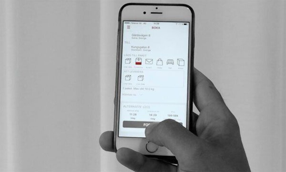 Jetpak med bestillings-app