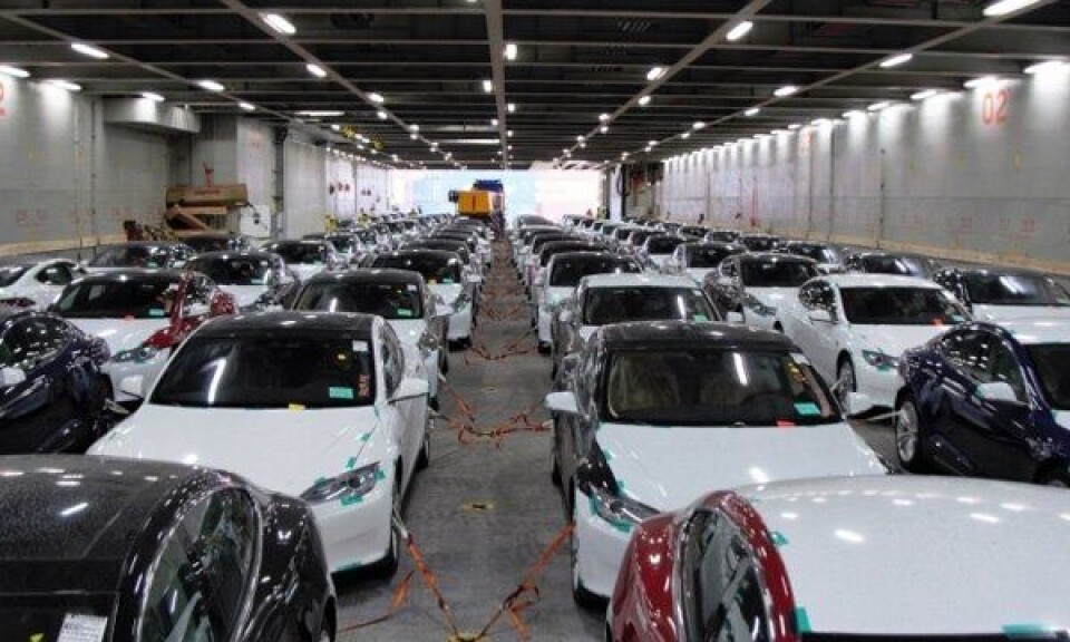 Fraktet 79 Tesla-er rundt Norgeskysten