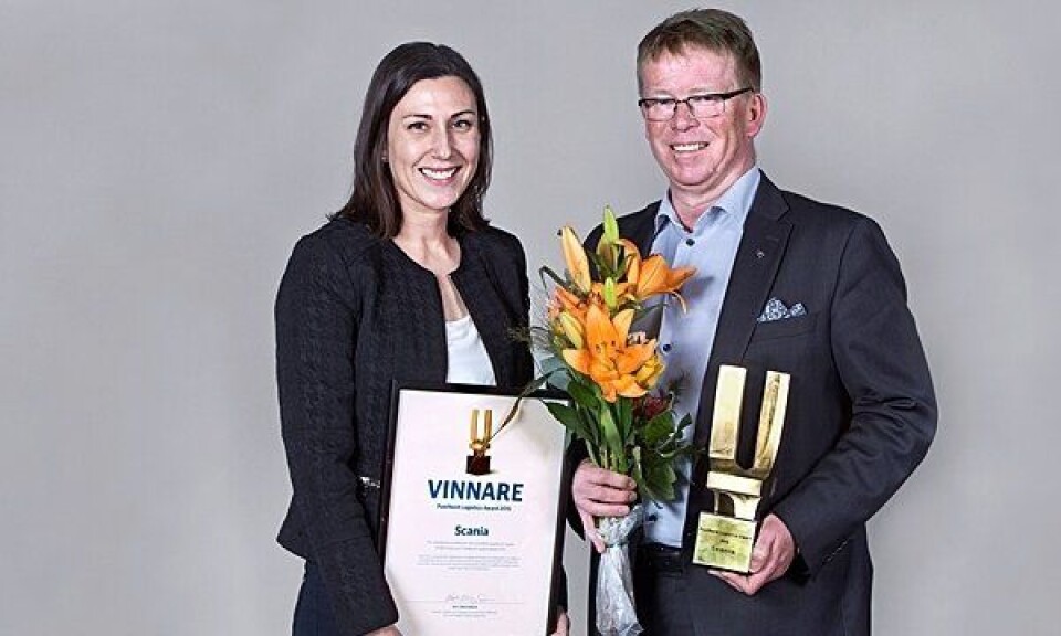 Scania vant logistikkpris
