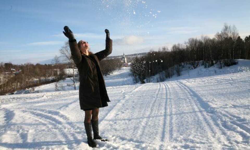 Med Bergstaden som lekeplass