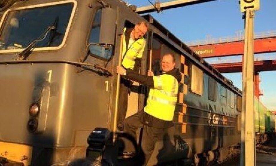 Samferdselsminister på sporet