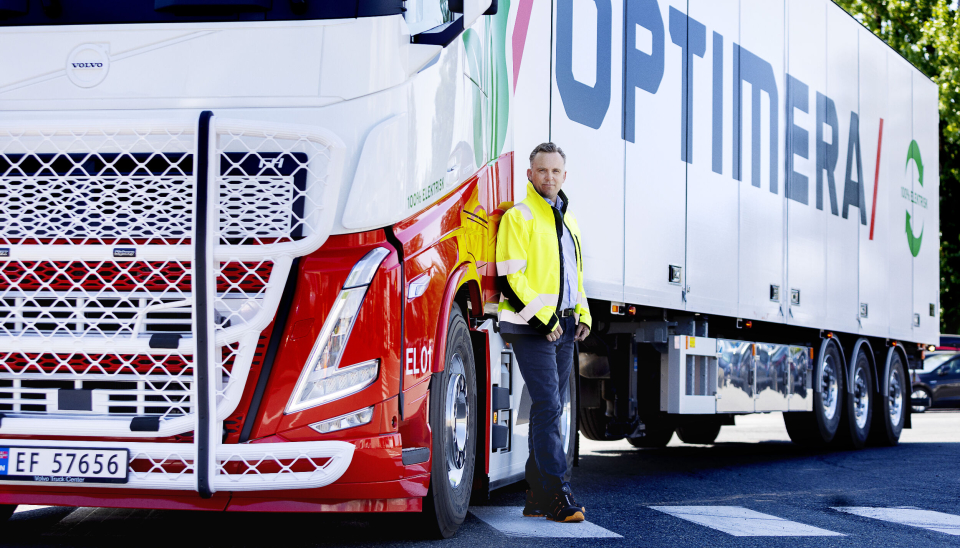 investeringer og satsing på en mer effektiv og smart logistikk vil føre til at utslippene fra Optimeras distribusjon fortsetter å falle, sier Iogistikkdirektør i Optimera, Gard Erik Dahl.