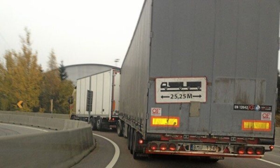 Vurderer 70 nye strekninger for modulvogntog