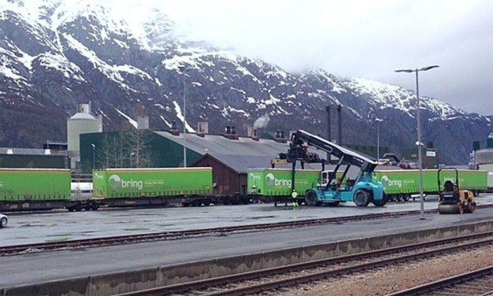 Gjenåpnet Mosjøen godsterminal
