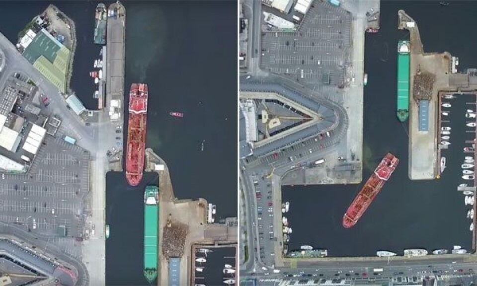 Kaptein med tungen rett i munn