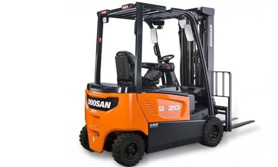 Doosans nye serie el-gaffeltrucker