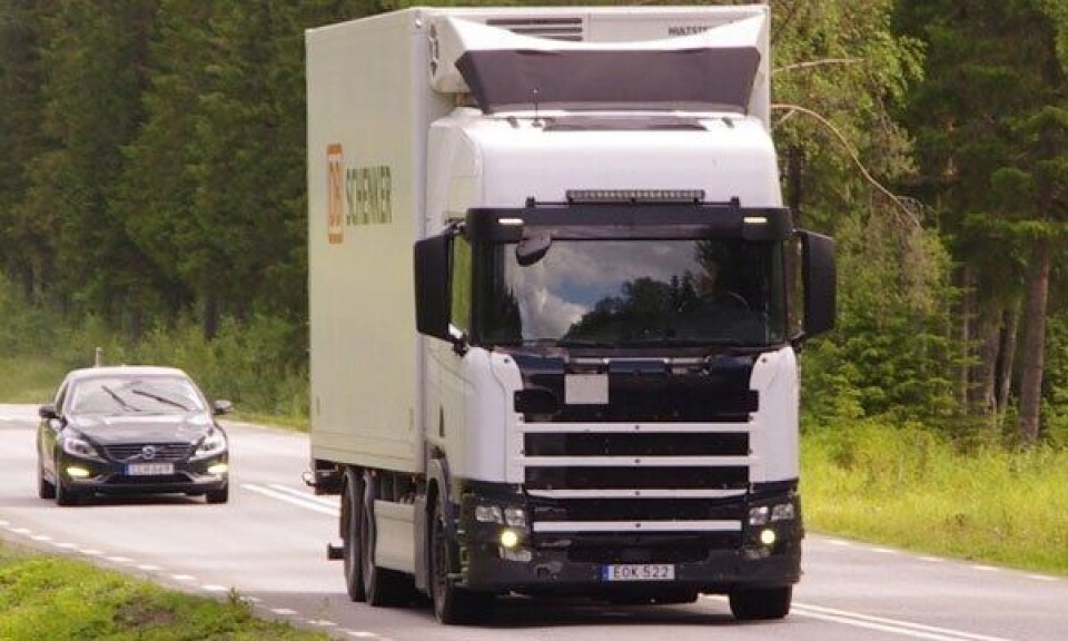 Ny Scania i Schenker-transport