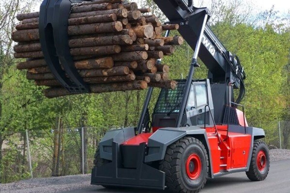 Hybrid 12-tonns tømmerstacker