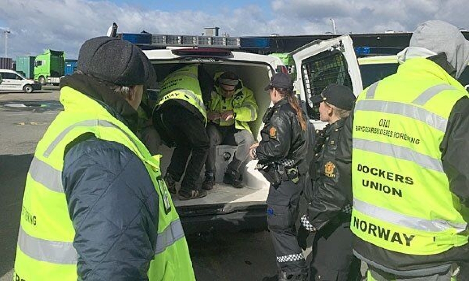 - Avviser at havnearbeider ble påkjørt