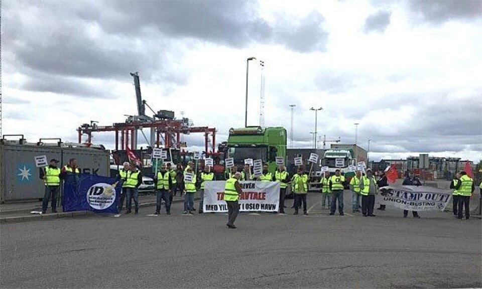 Blokade mot Oslo Havn