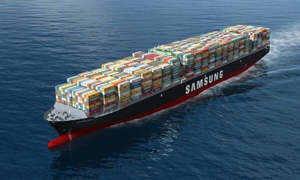 Bestilte skip på 21.000 TEU