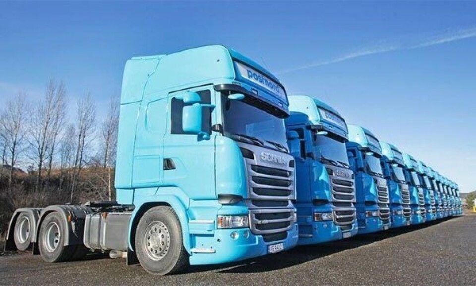 Postnord fikk 12 nye Scania Euro 6