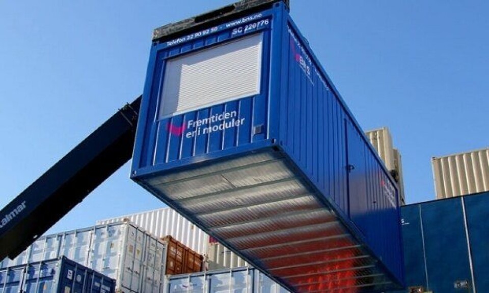BNS med nytt containerløft