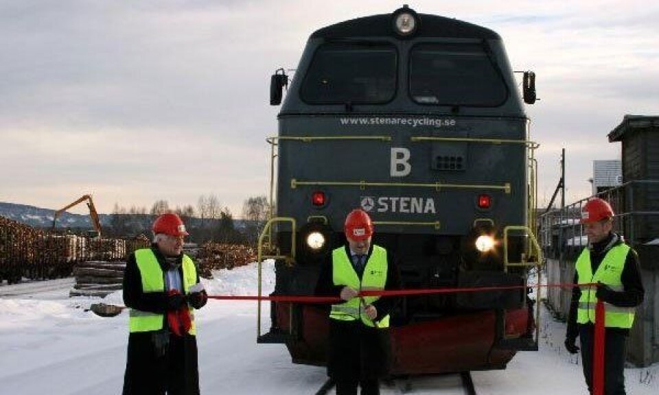 Åpnet ny tømmerterminal