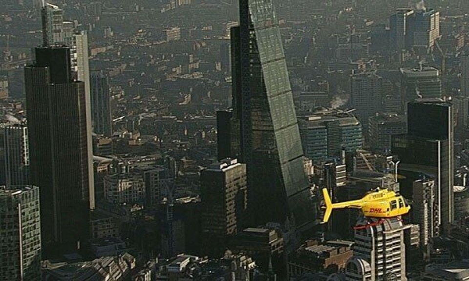 Helikopter-ekspress til London