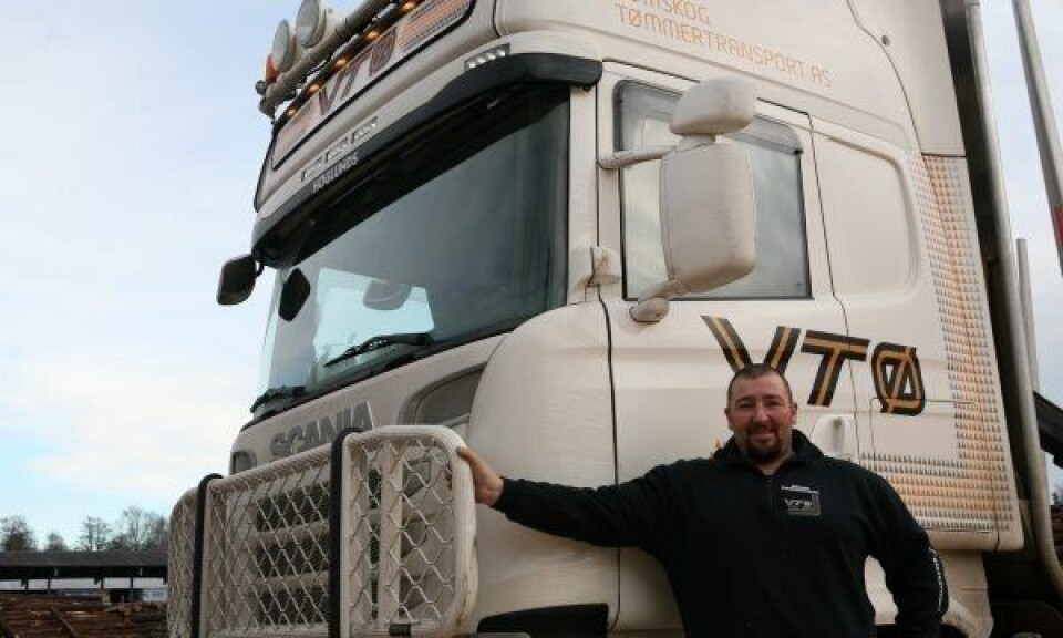 Den komplette tømmertransport