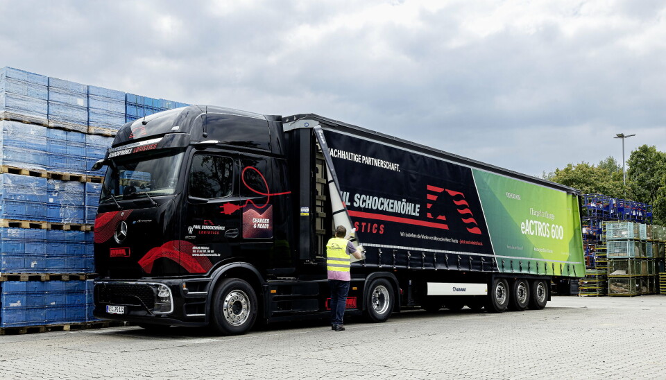 KAPASITET: eActros 600 har tre batteripakker med hver 207 kWh, som tilbyr en total installert kapasitet på 621 kWh