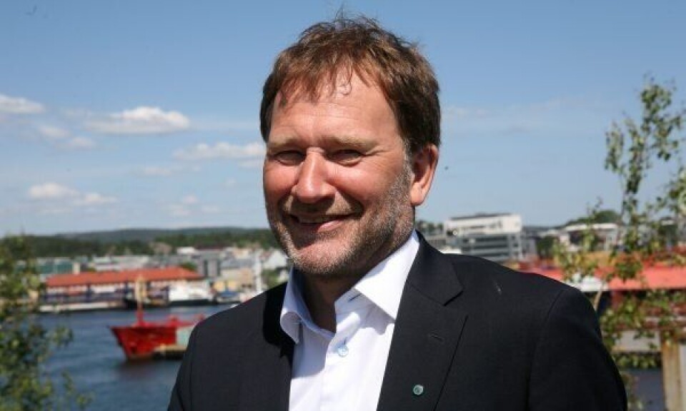 Blått hav og blå himmel for Halvard Aglen