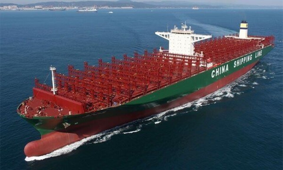 Nytt skip ble verdens største