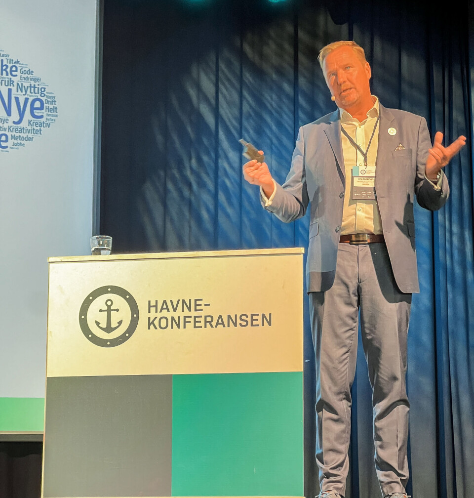 Are Gråthen i Samskip ønsker tilgang til energi og effektivitet fra havnene.