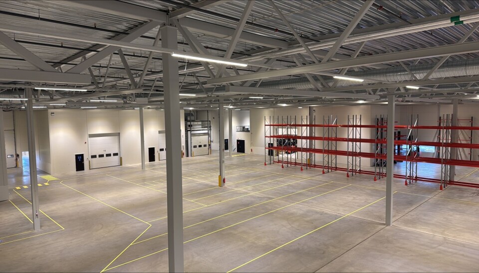 Anlegget har både showroom, kursfasiliteter, demoområder og lager.