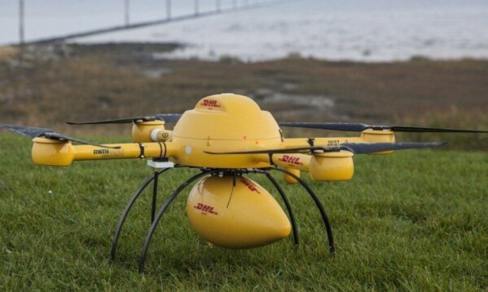 DHL åpner «pakkekopter»-rute