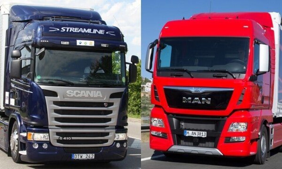 MAN og Scania med samarbeid