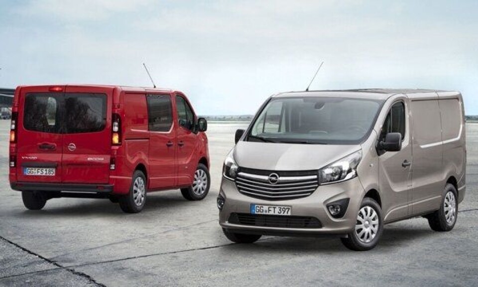 Så mye koster nye Vivaro