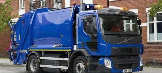 Gassdrevet lastebil fra Volvo