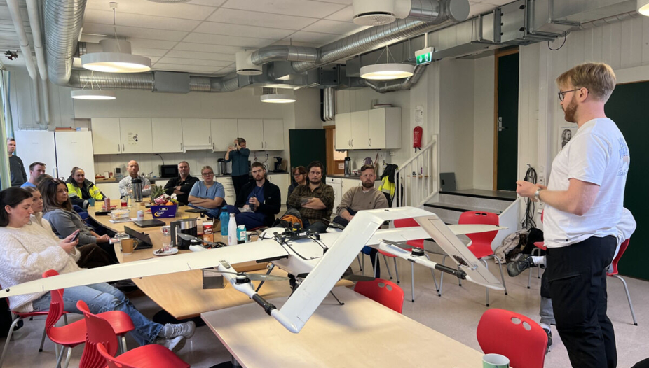 Medisiner sendt med drone