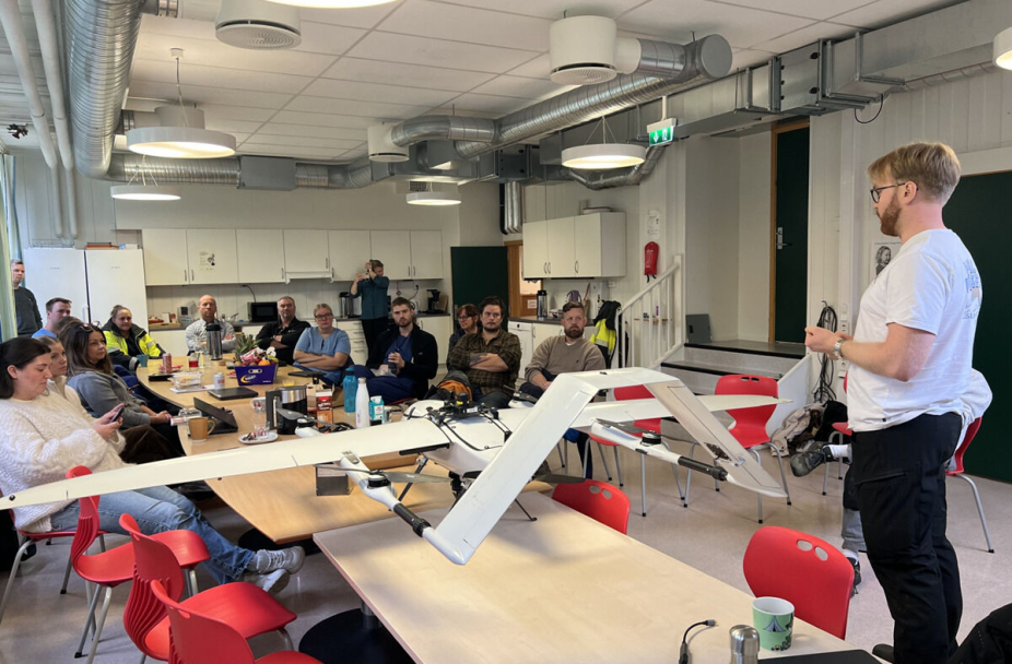Medisiner sendt med drone