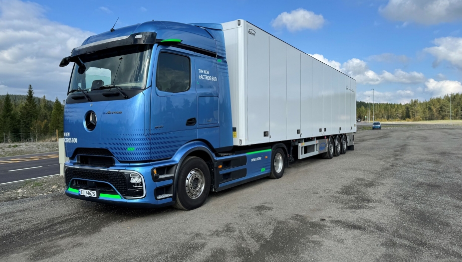 El-lastebilene gjør seg gjeldende i et svakt lastebilmarked