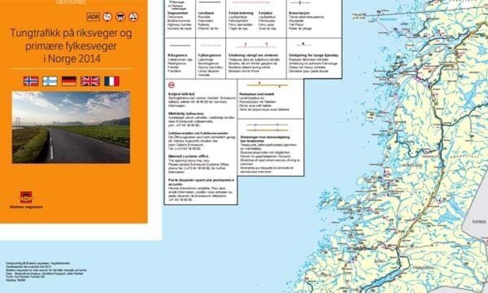 Tungbilkartene er oppdatert
