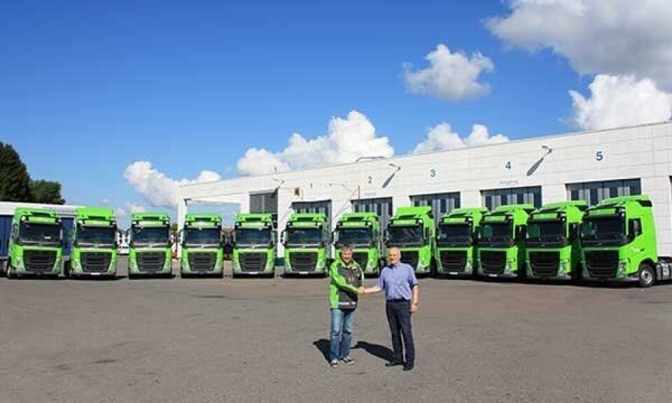 15 Volvo-trekkvogner til Bring