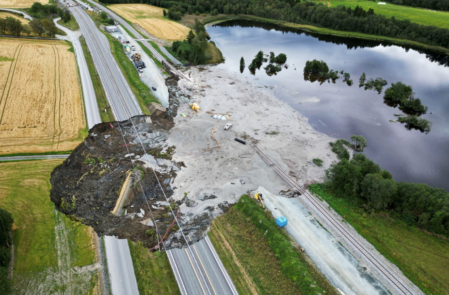 Bane Nor har status som mistenkt etter Levanger-skredet