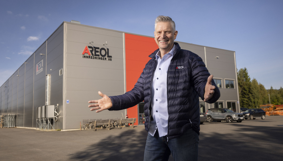 DAGENS HJEM: Daglig leder Kjetil Bergseth kom inn i 2020 og kan glede seg over et nytt lager og administrasjonsbygg på Maura. Nå står bygging av et nytt lager på trappene.