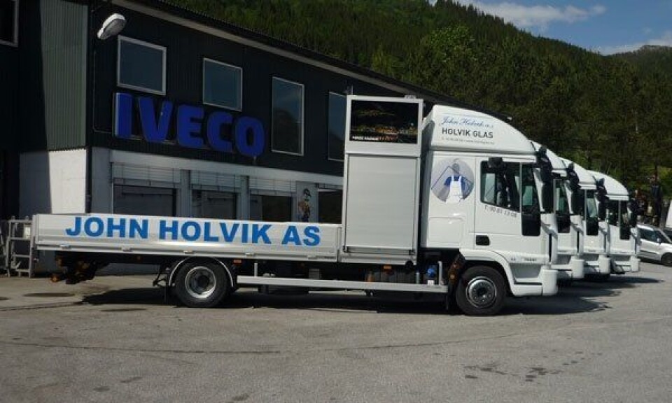 Kjøpte fire Iveco Eurocargo