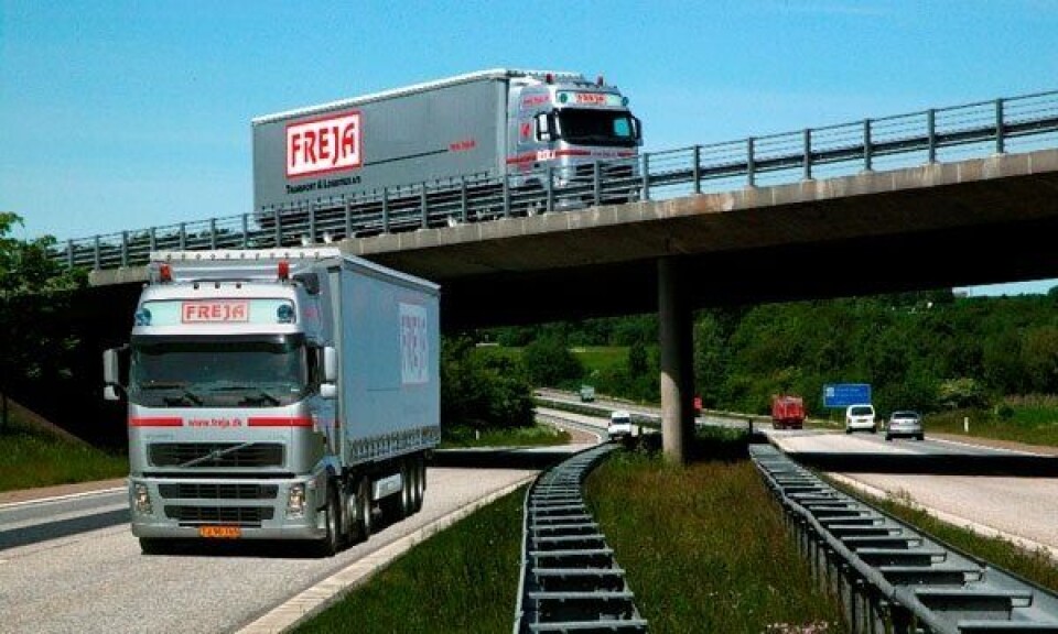 Freja bygger seg opp i Europa