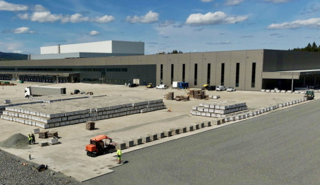 La sten på sten på 150.000 kvadratmeter