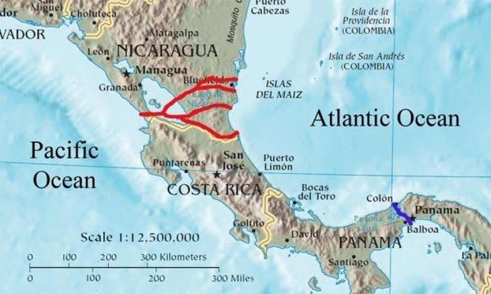 Maersk vil ha Nicaragua-kanal