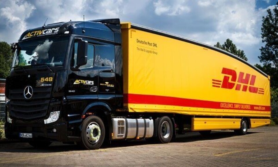 DHL med «tåretrailer»