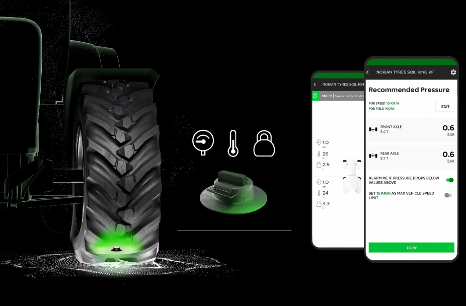 Smart dekk med lastregistrering