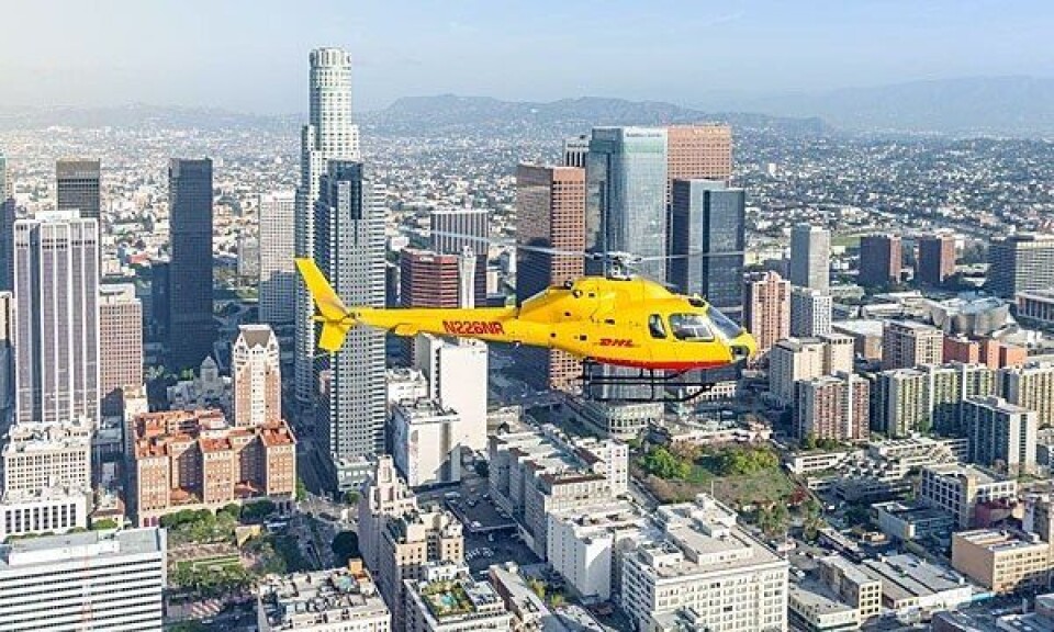 DHL med helikopter-ekspress