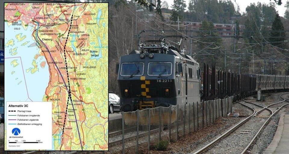 Her vil JBV sende godstogene