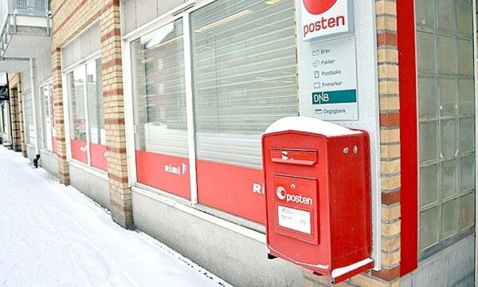 Fjerner én av fire postkasser