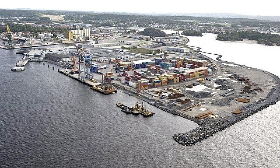 Nedgang for Larvik Havn