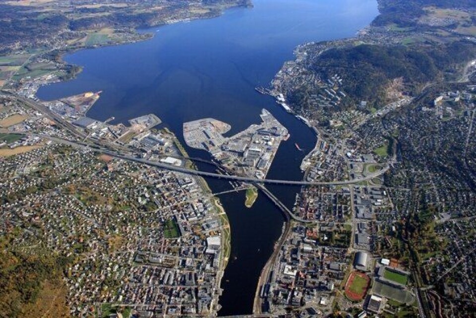 Containerrekord i Drammen